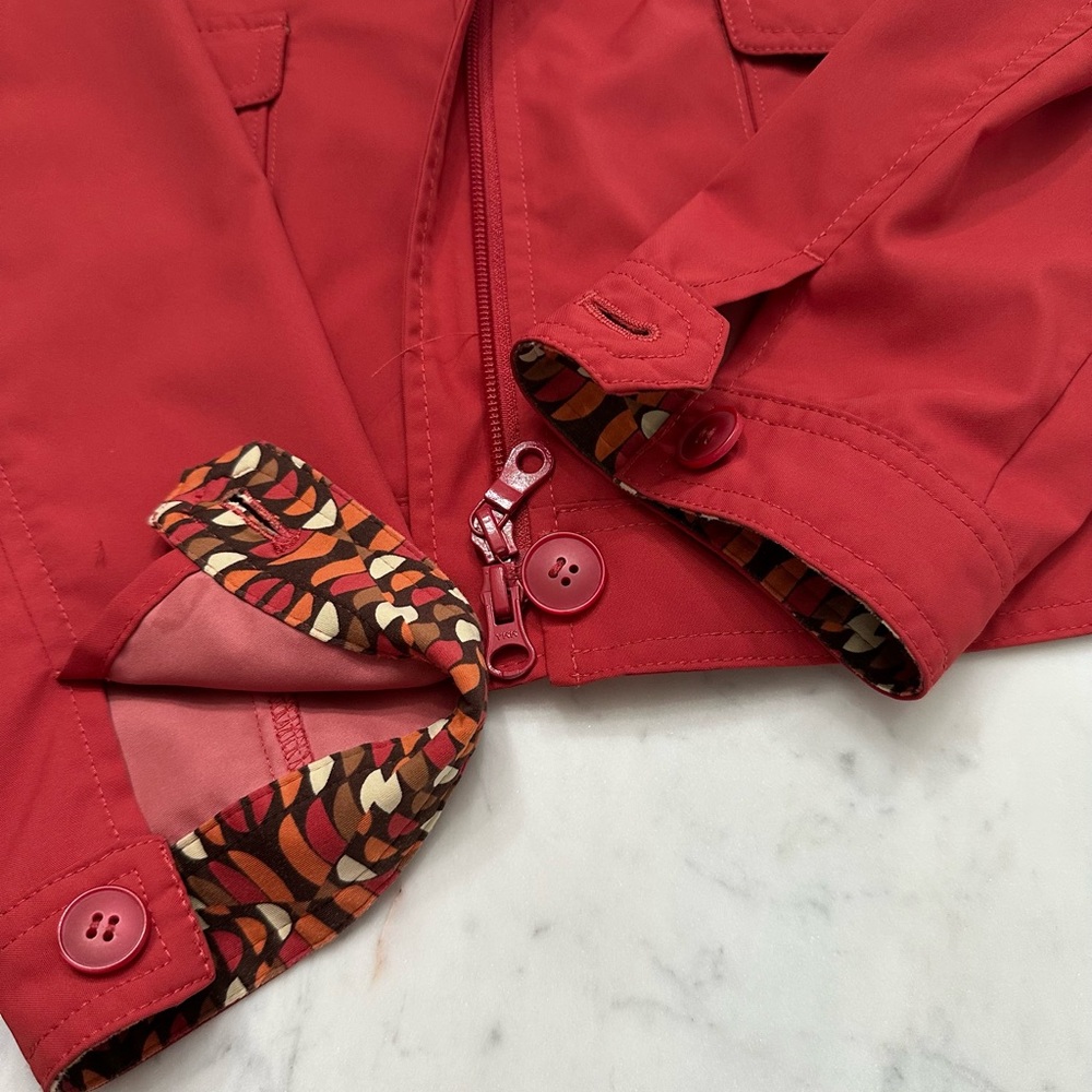 Pendleton Red Jacket With Patterned Lining - image 5